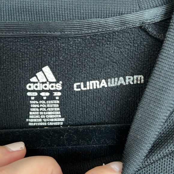 Adidas Texas A&M Black Climawarm Crewneck Sweatshirt - Picture 3 of 6